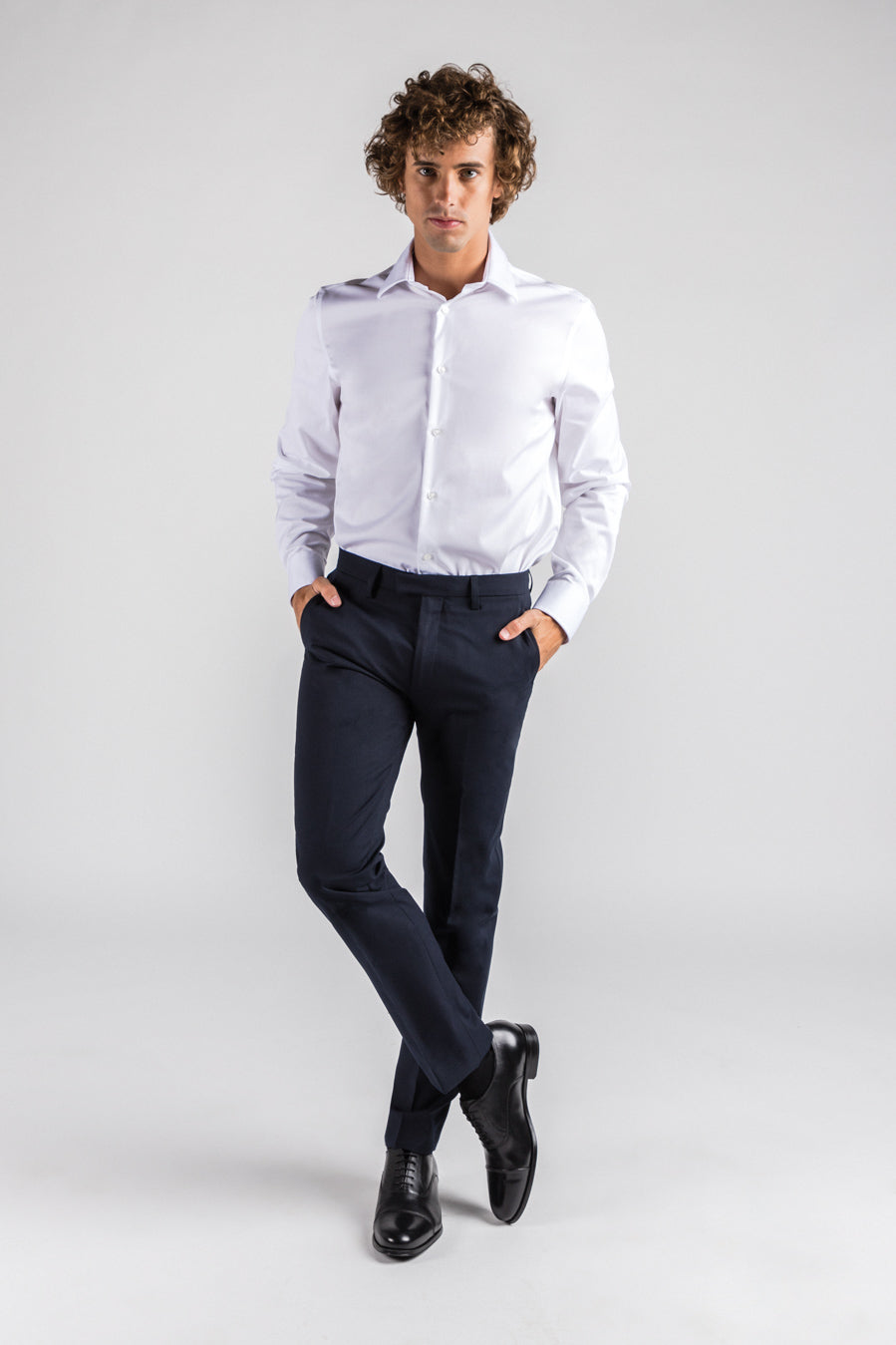 Pantalón de vestir 007 (Azul Marino)